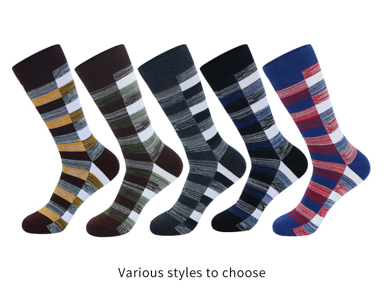 5-Pairs-Mens-Dress-Socks-Cotton-Colorful-Striped-Geometric-Pattern-Funny-Casual-Pack-Novelty-Busines-2018356