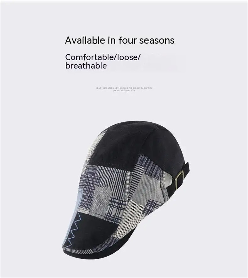 Collrown-Men-Berets-Retro-Patchwork-Plaid-hat-Mens-Flat-Cap-England-Newsboy-Cap-Classic-Peaked-Paint-2025093